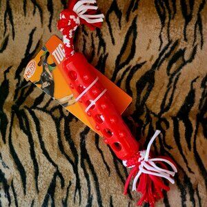 Nerf Dog Tug Stick w/ Rope med/large Dog New!